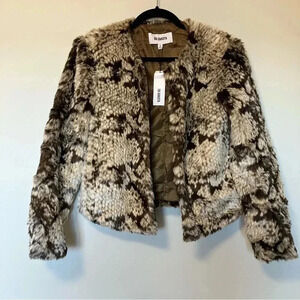 NWT BB Dakota  faux fur jacket